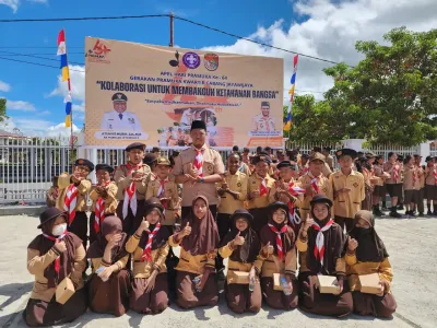 pramuka upacara kab